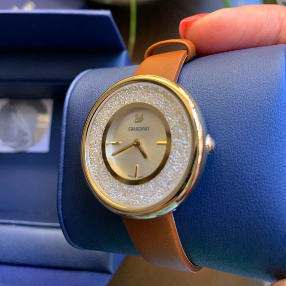 SOLD⛔️Authentic SWAROVSKI PURE 34 leather strap - Picture 8 of 8